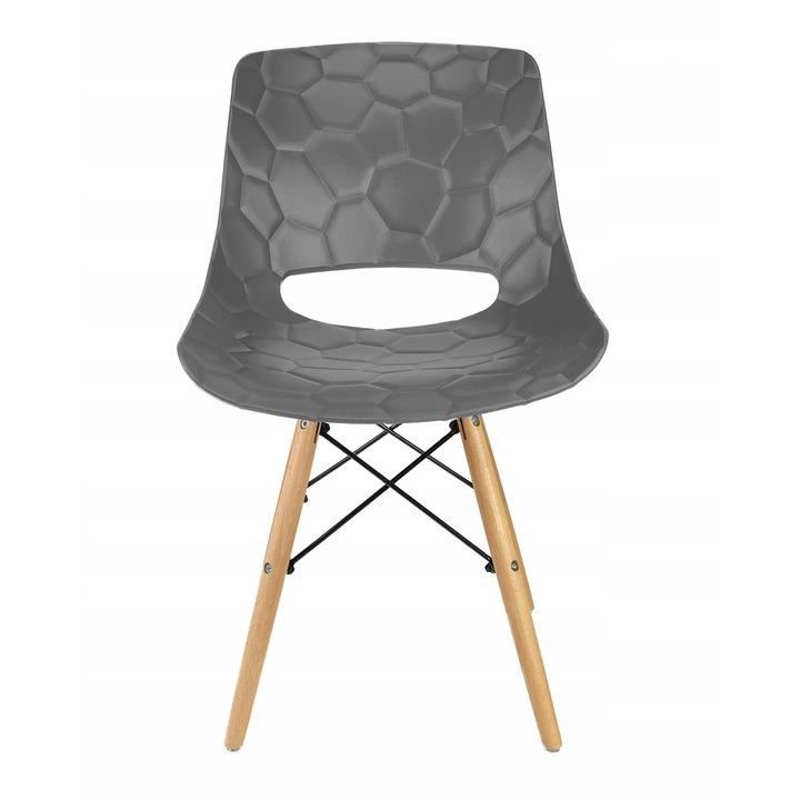 Polypropylene Chair Eiffel Wood Feet-PP Chair