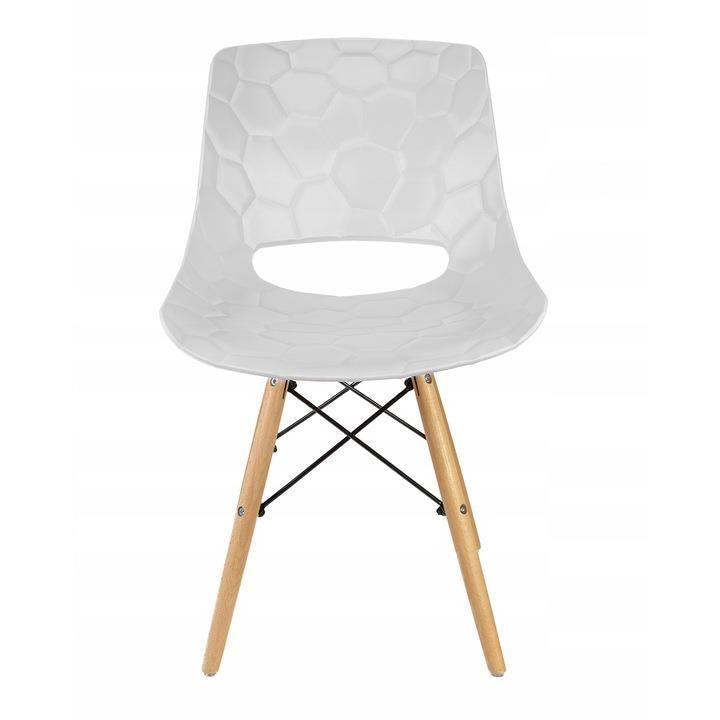 Polypropylene Chair Eiffel Wood Feet-PP Chair