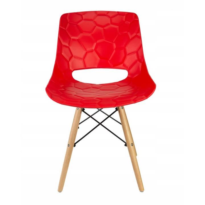 Polypropylene Chair Eiffel Wood Feet-PP Chair
