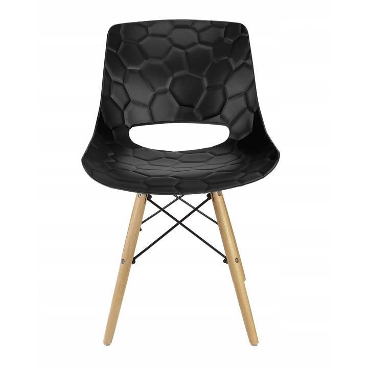 Polypropylene Chair Eiffel Wood Feet-PP Chair