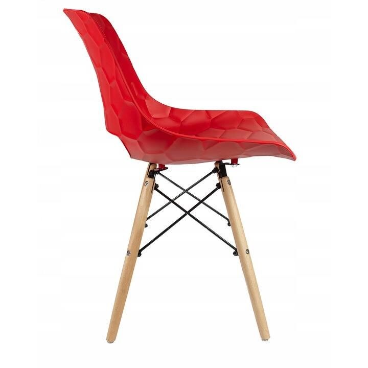 Polypropylene Chair Eiffel Wood Feet-PP Chair