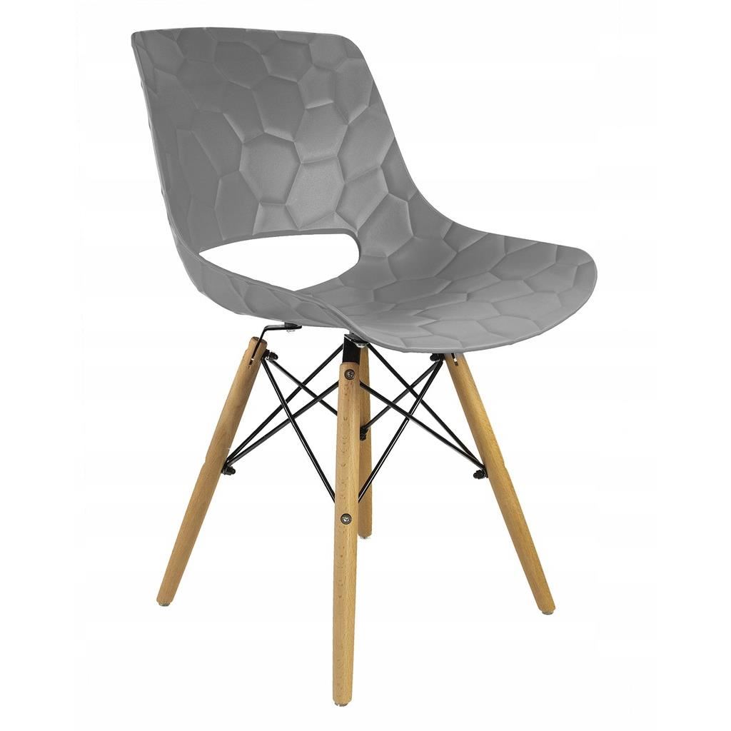 Polypropylene Chair Eiffel Wood Feet-PP Chair