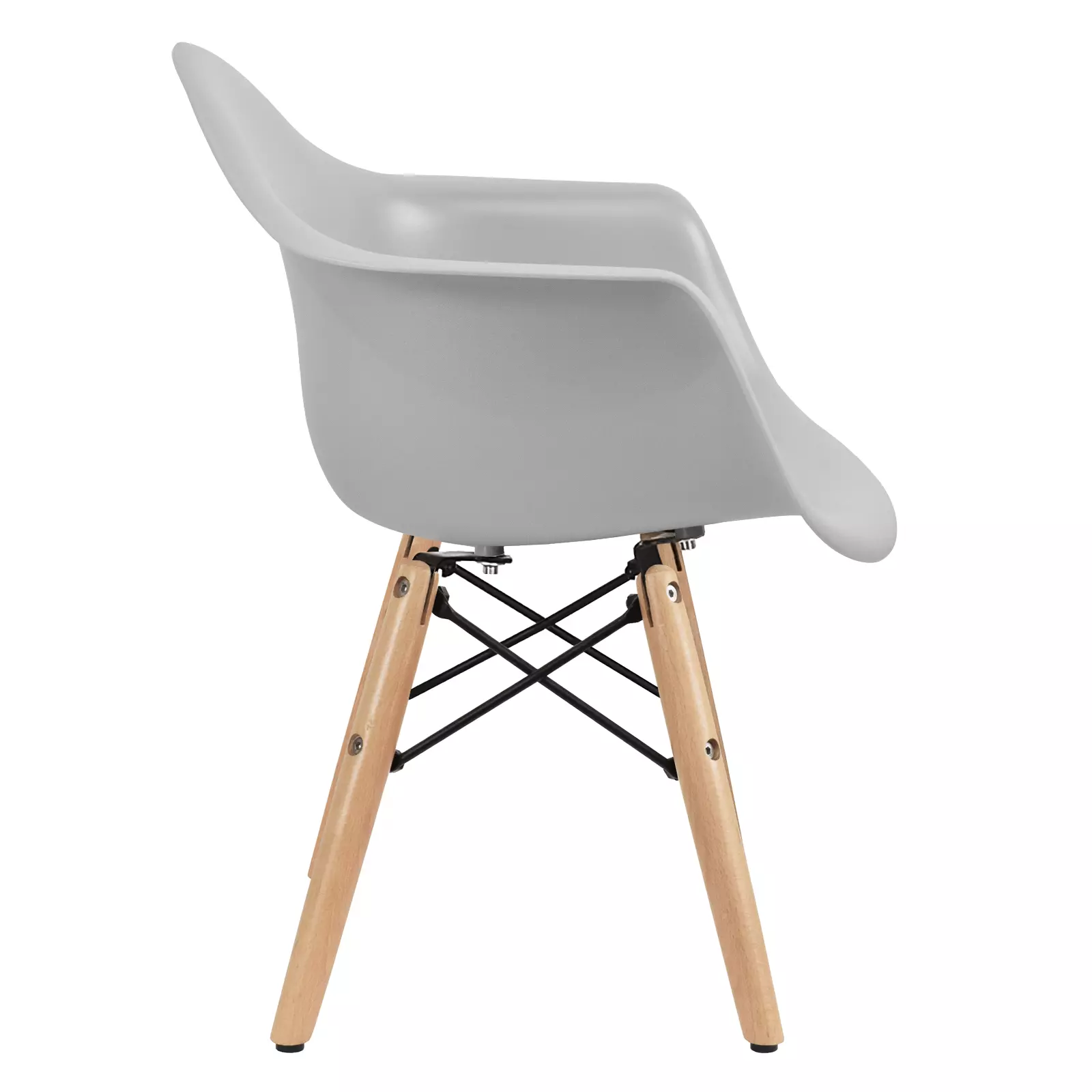 Kids DAW Eames Chair Grey-PP Chair