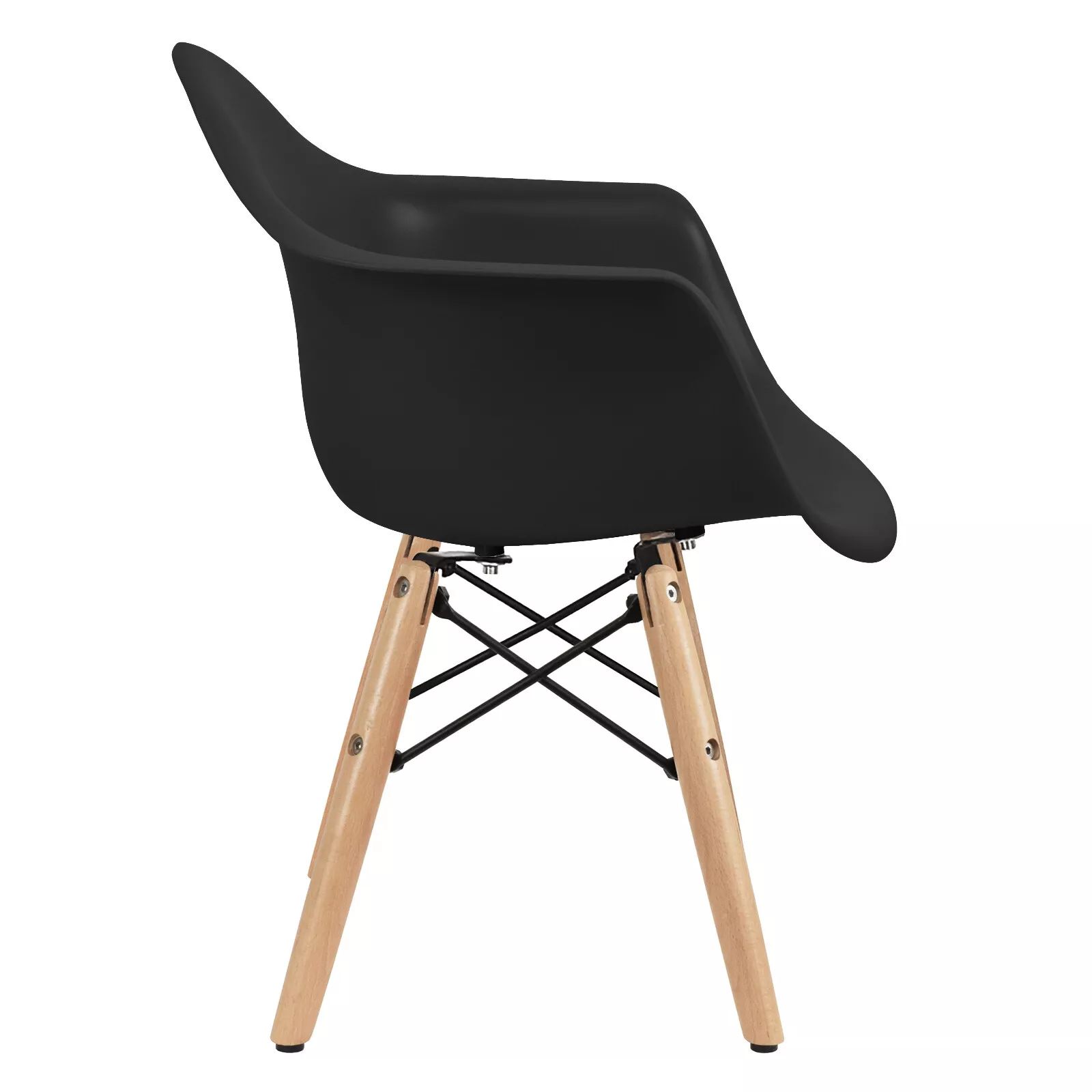 Kids DAW Eames Chair Black-PP Chair