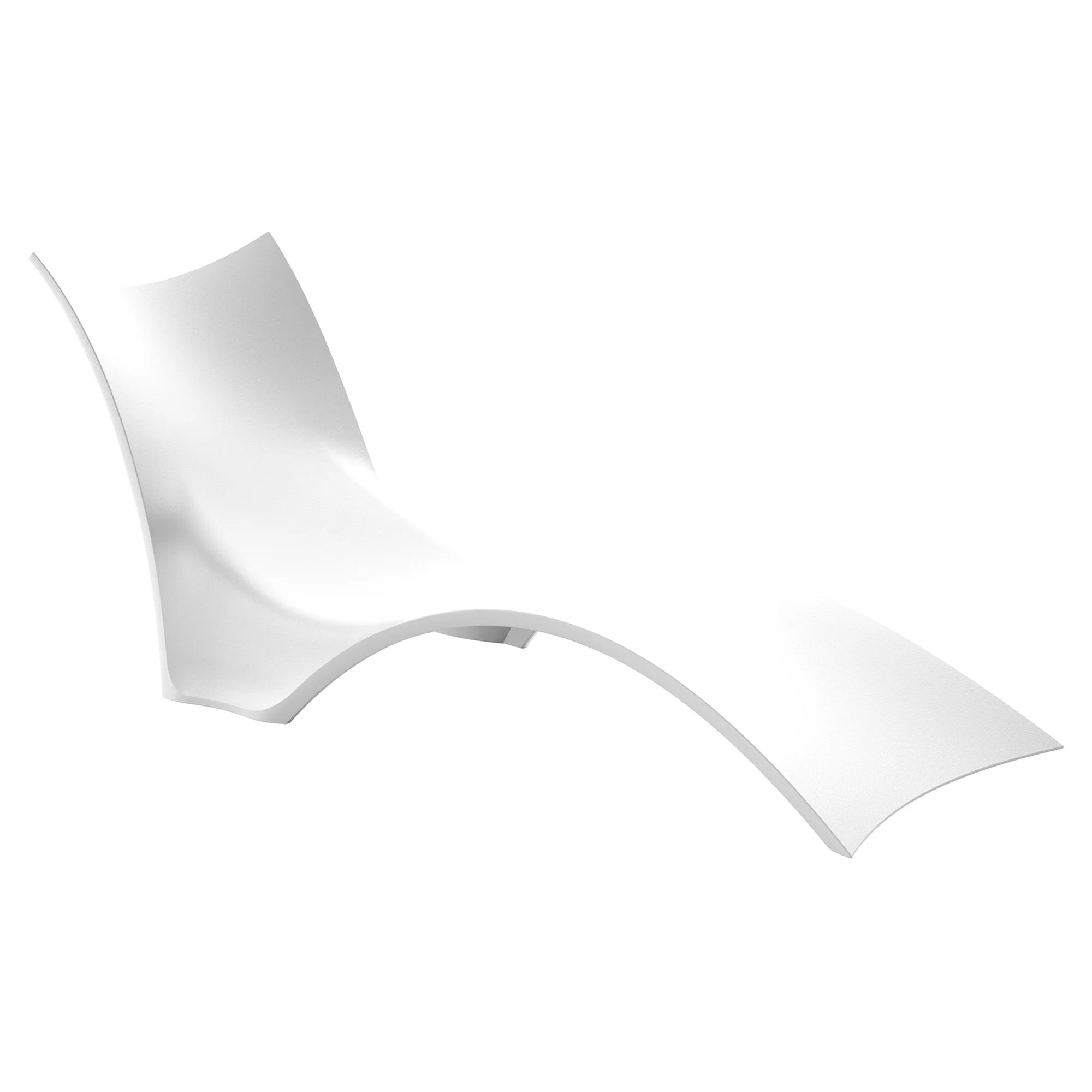 Plastic Sun Lounger Outdoor Poolside Chaise Lounge Chair – Durable UV Resistant Stackable Design