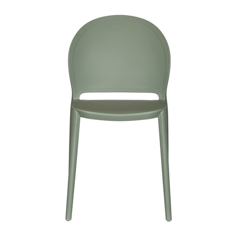 Polypropylene Outdoor Chair In Green-PP Chair