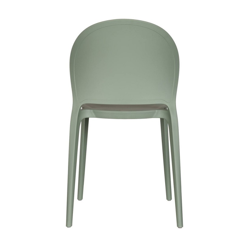 Polypropylene Outdoor Chair In Green-PP Chair