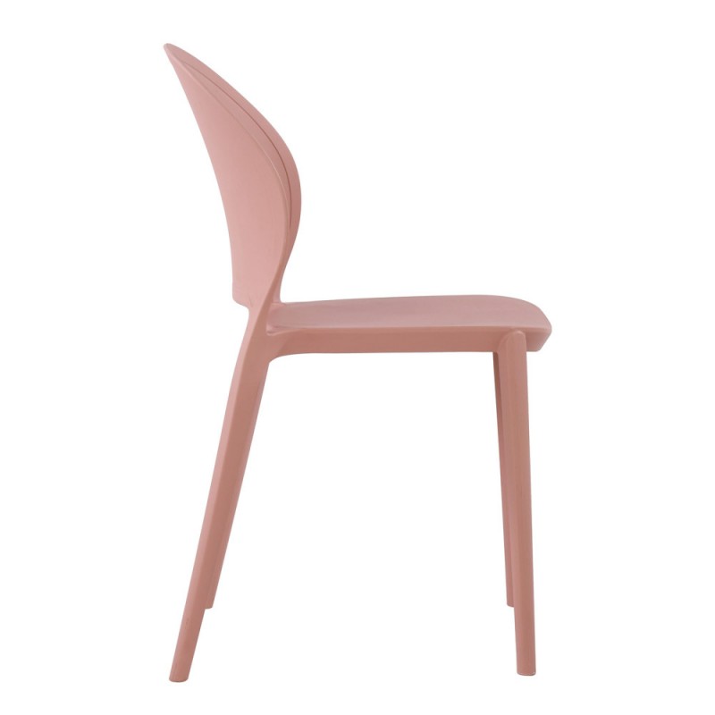 Polypropylene Outdoor Chair In Pink-PP Chair