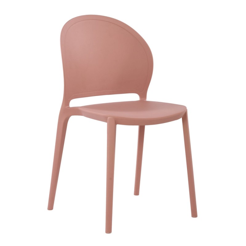 Polypropylene Outdoor Chair In Pink-PP Chair
