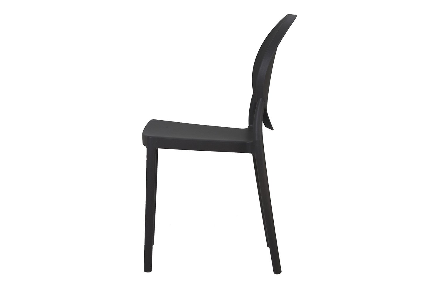 Plastic Outdoor Chair In Black-PP Chair