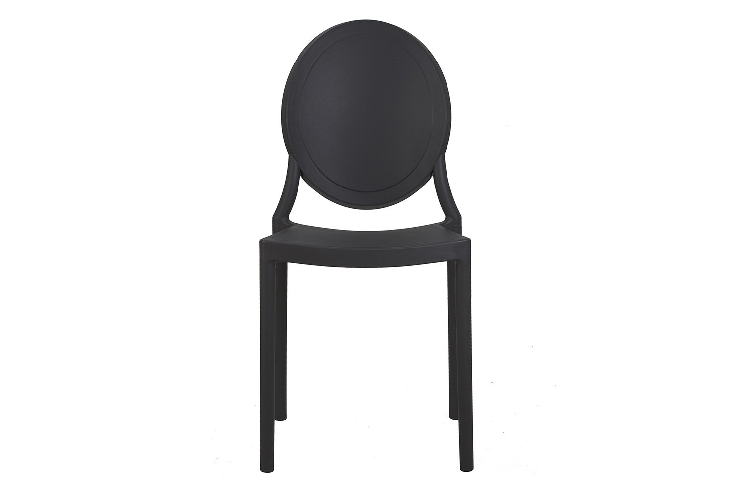 Plastic Outdoor Chair In Black-PP Chair