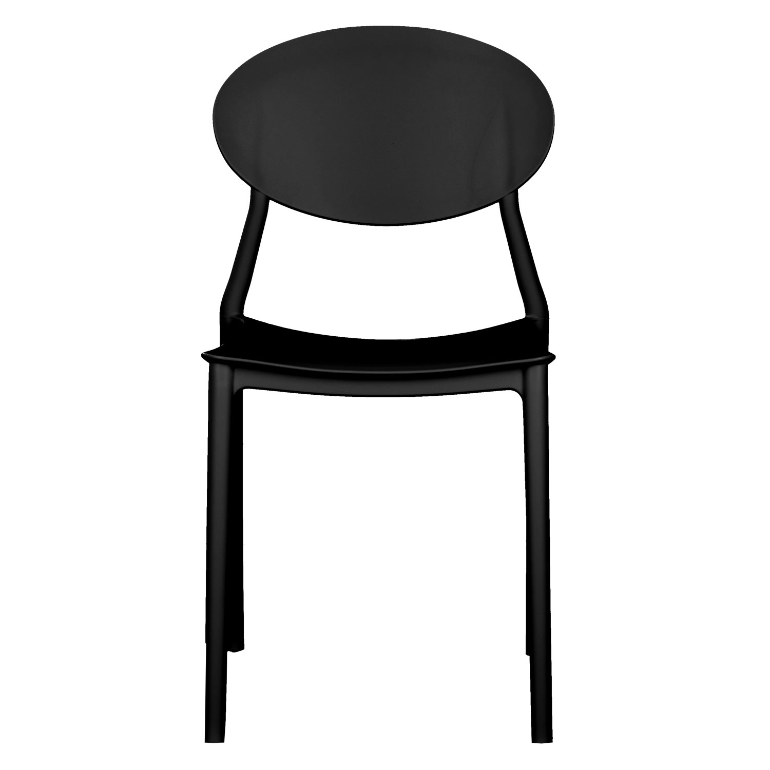 Affordable plastic chair black-PP Chair
