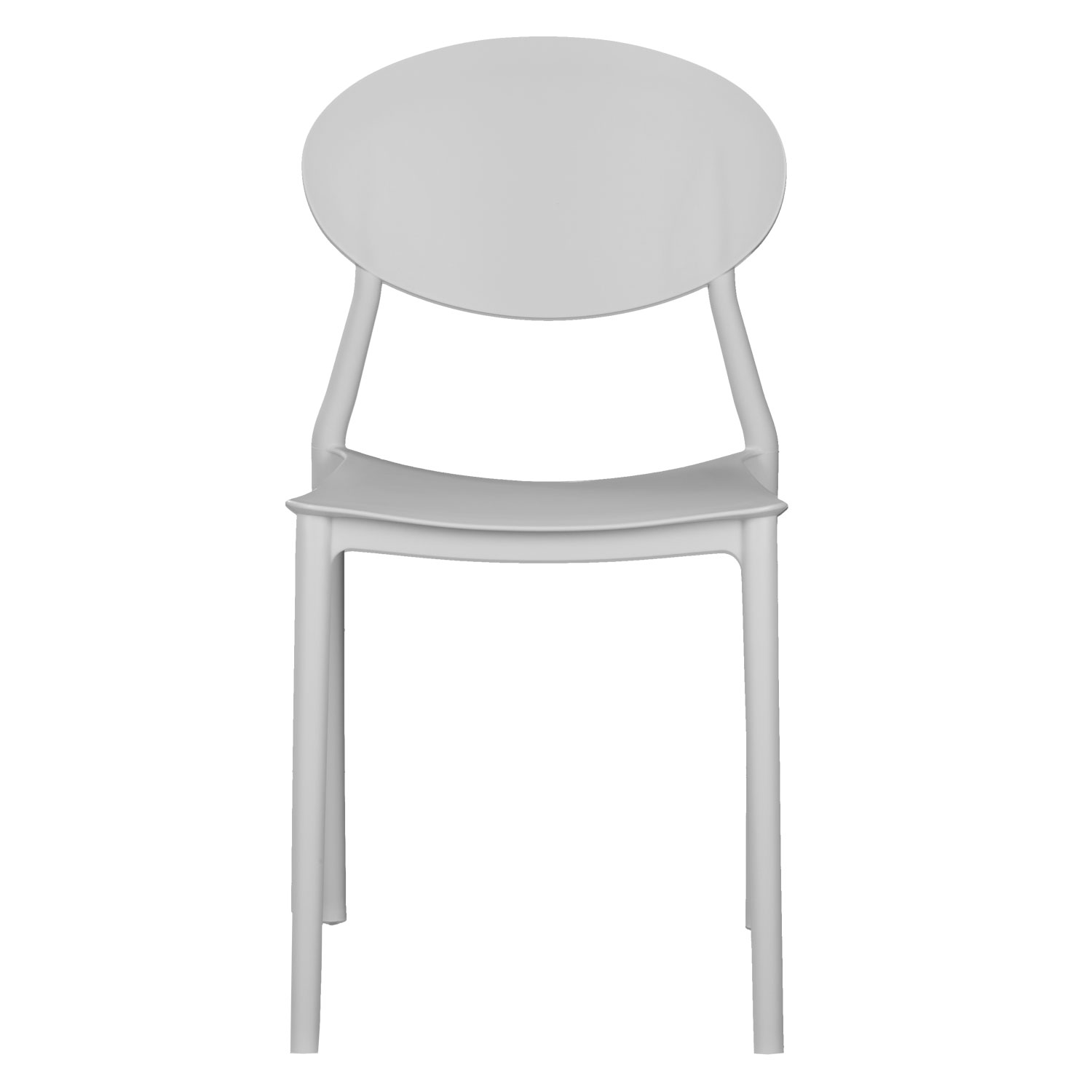 Affordable plastic chair warm grey-PP Chair