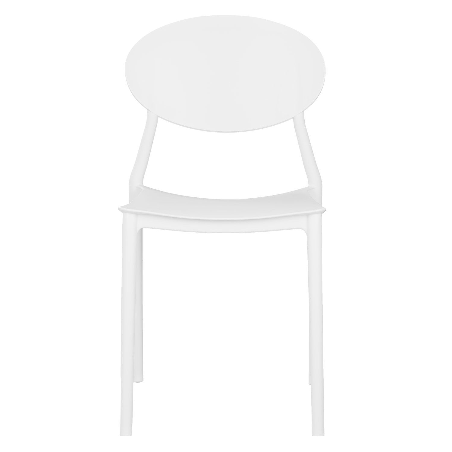 Affordable plastic chair white-PP Chair