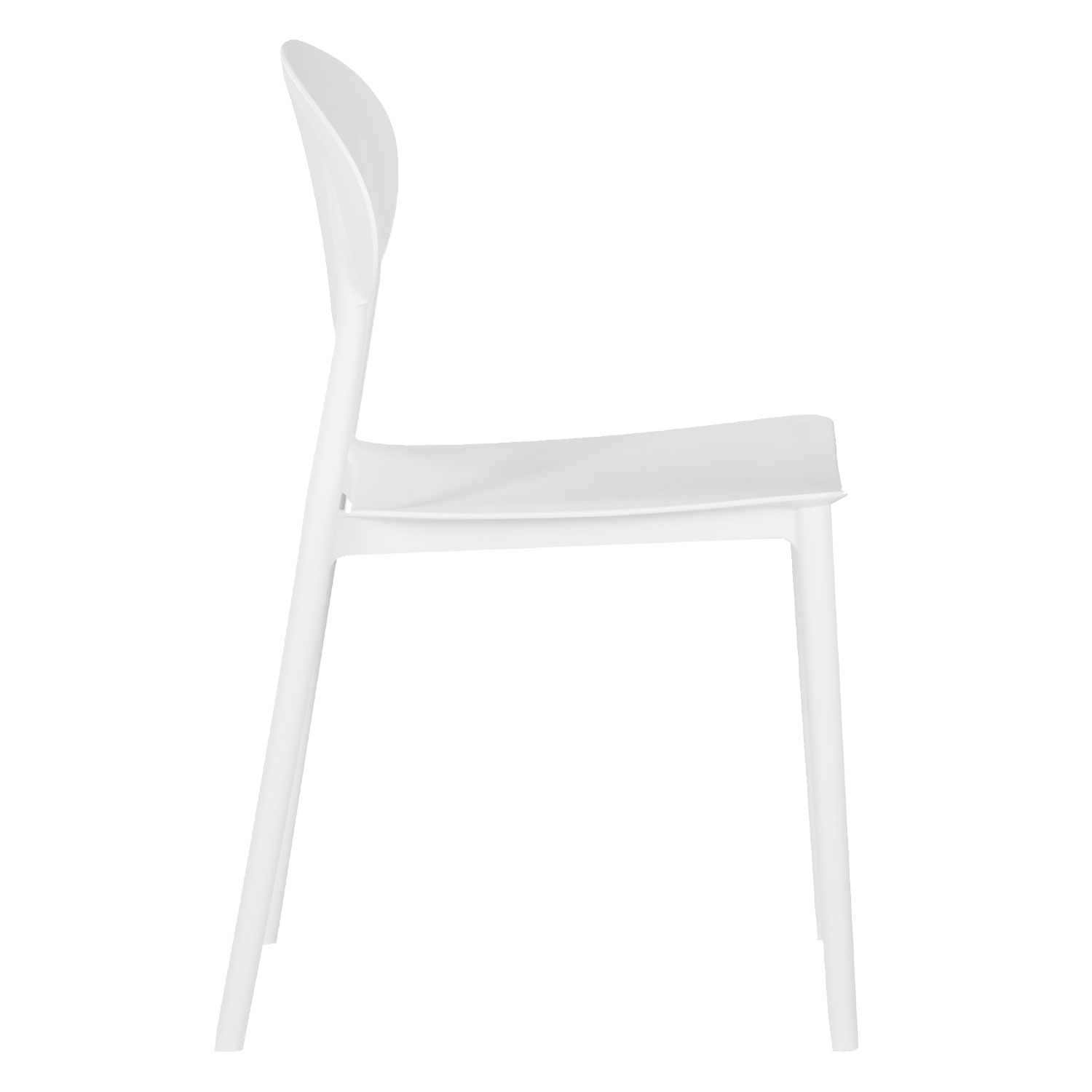 Affordable plastic chair white-PP Chair