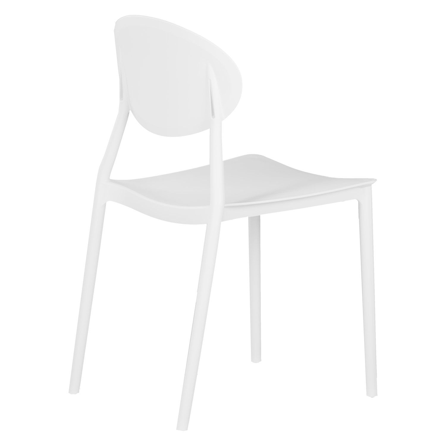 Affordable plastic chair white-PP Chair