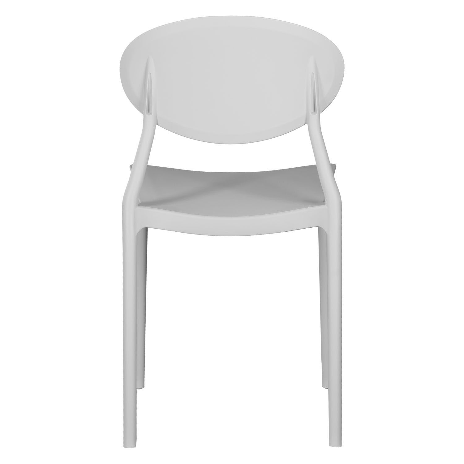 Affordable plastic chair warm grey-PP Chair