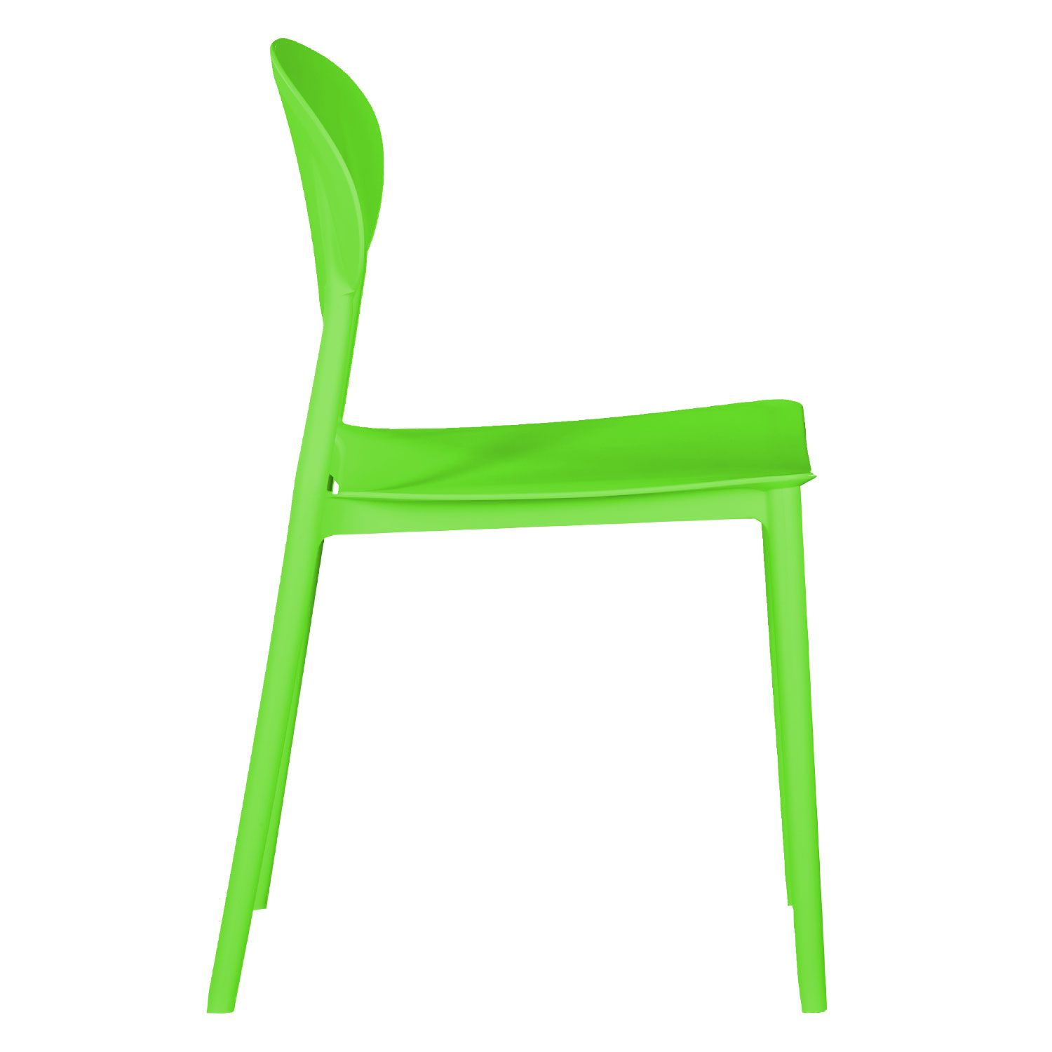 Affordable plastic chair green-PP Chair