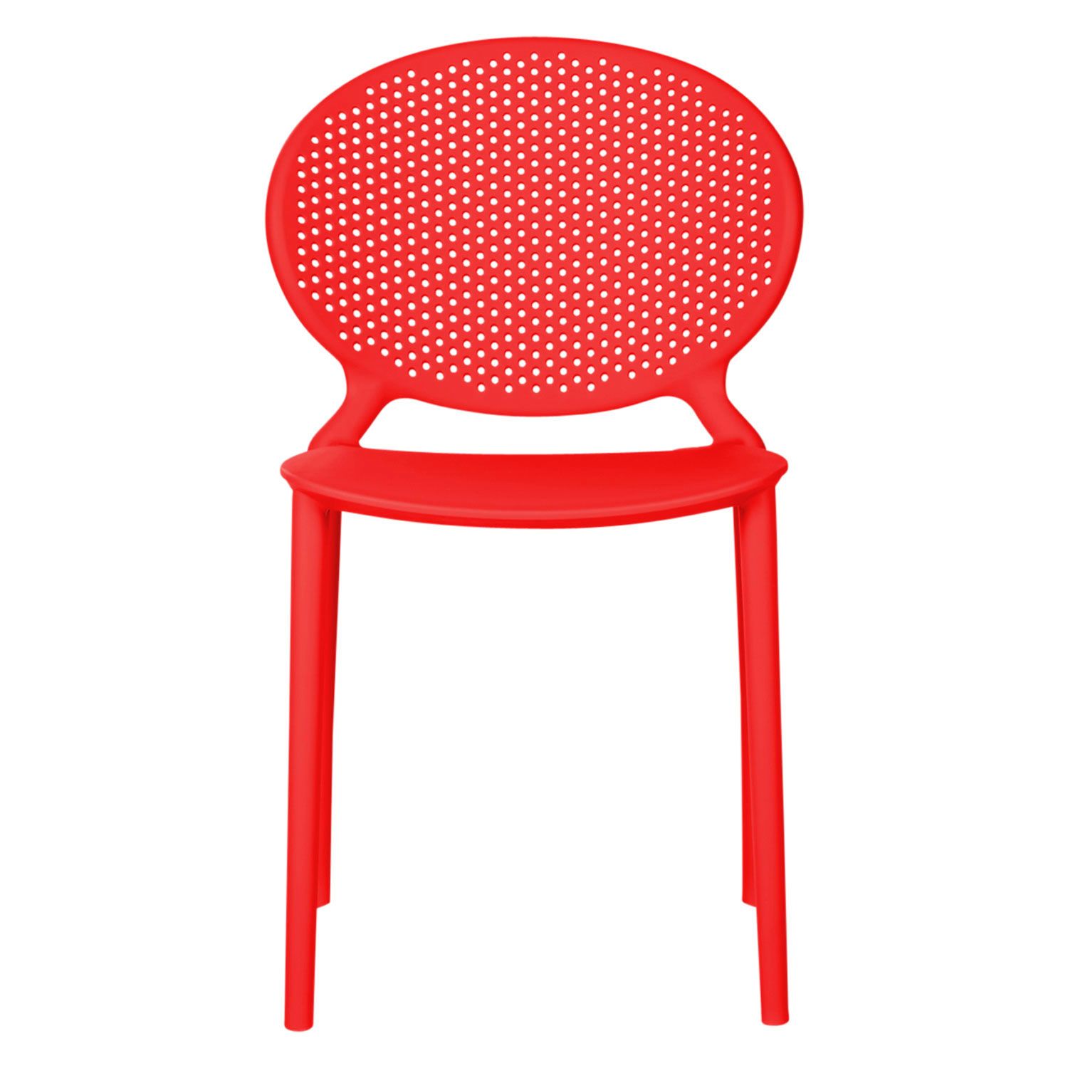 Red Plastic Chair-PP Chair