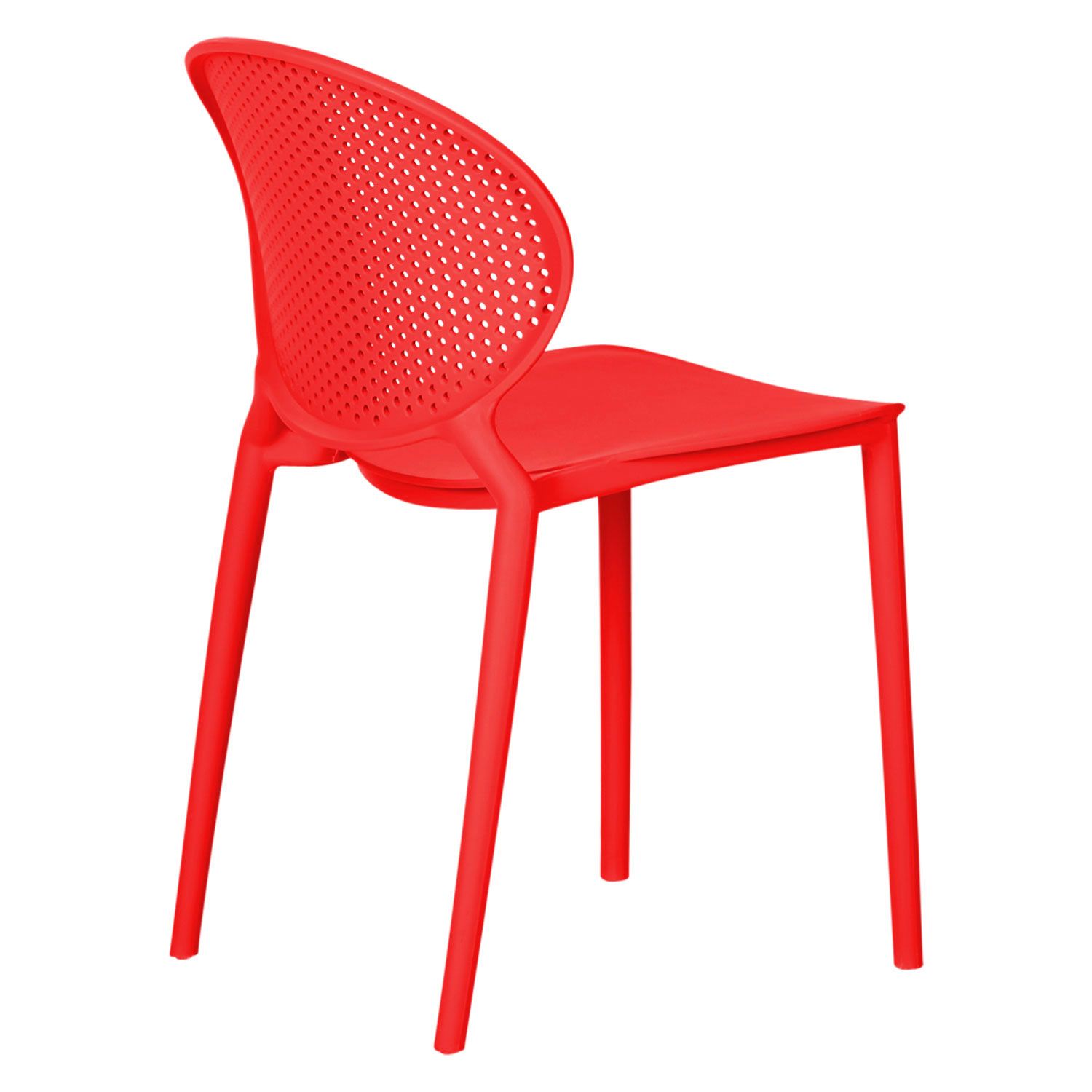 Red Plastic Chair-PP Chair