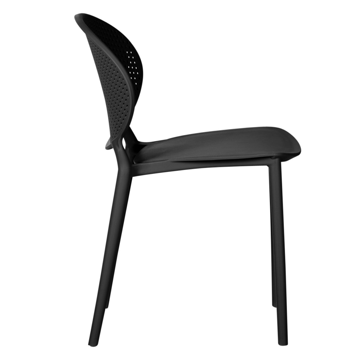 Black Plastic Chair-PP Chair