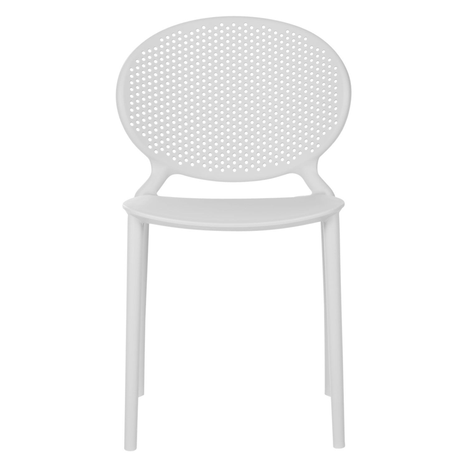 Light Grey Plastic Chair-PP Chair