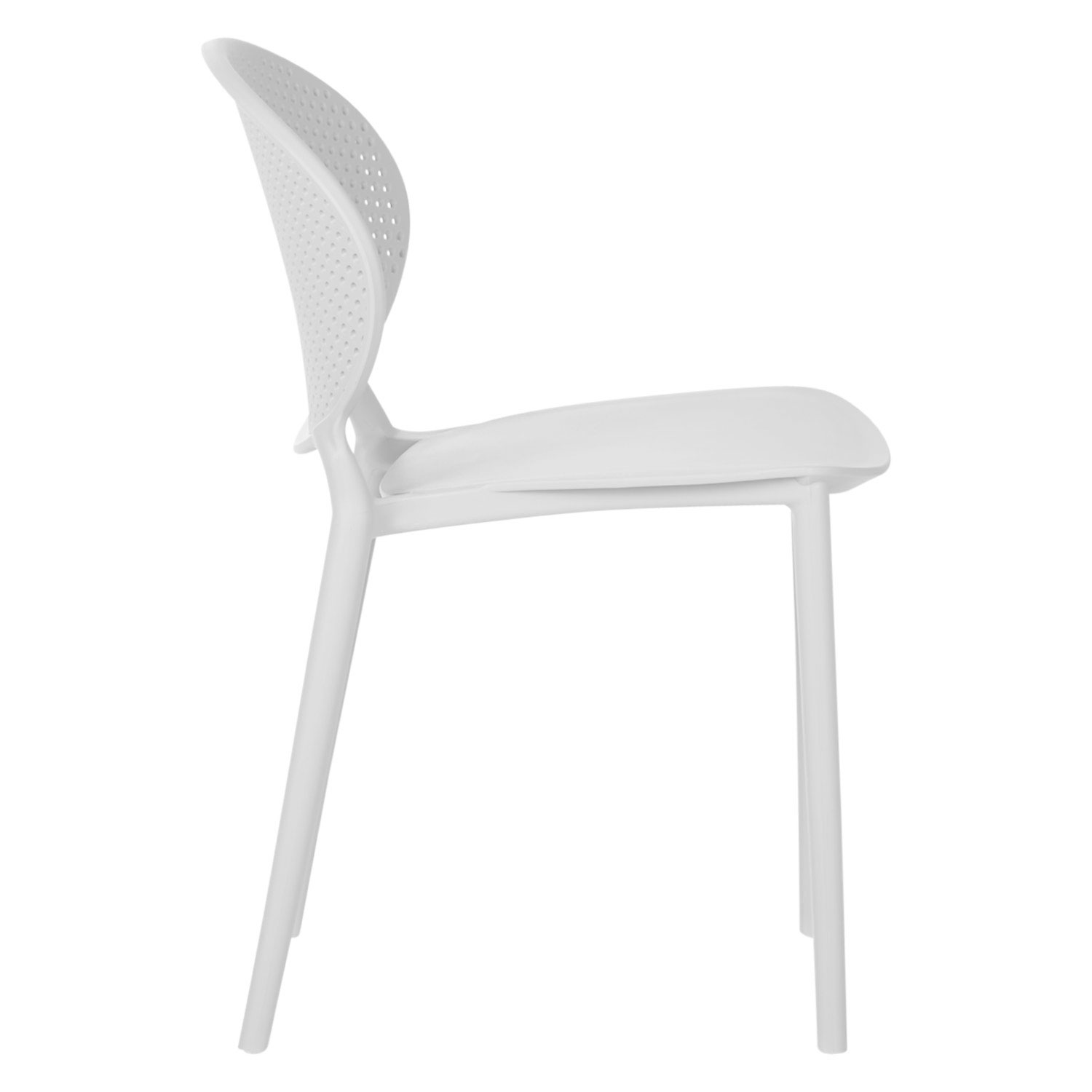 Light Grey Plastic Chair-PP Chair