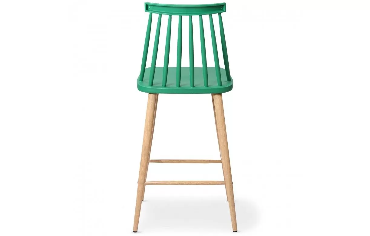 Windsor Stool Counter Height In Green-PP Chair