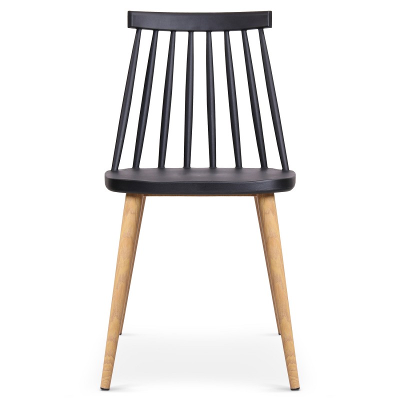 Windsor Dining Side Chair Black-PP Chair