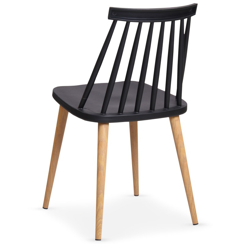 Windsor Dining Side Chair Black-PP Chair