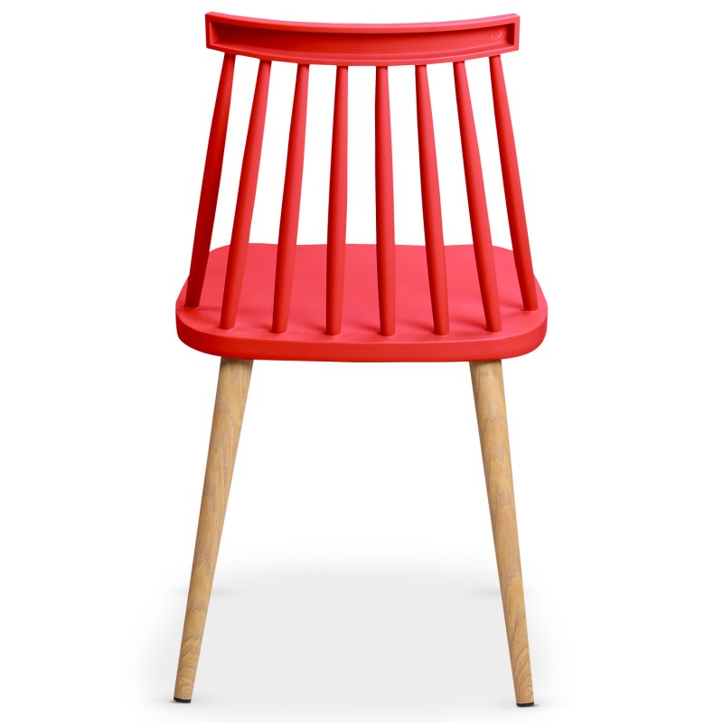 Windsor Dining Side Chair Red-PP Chair