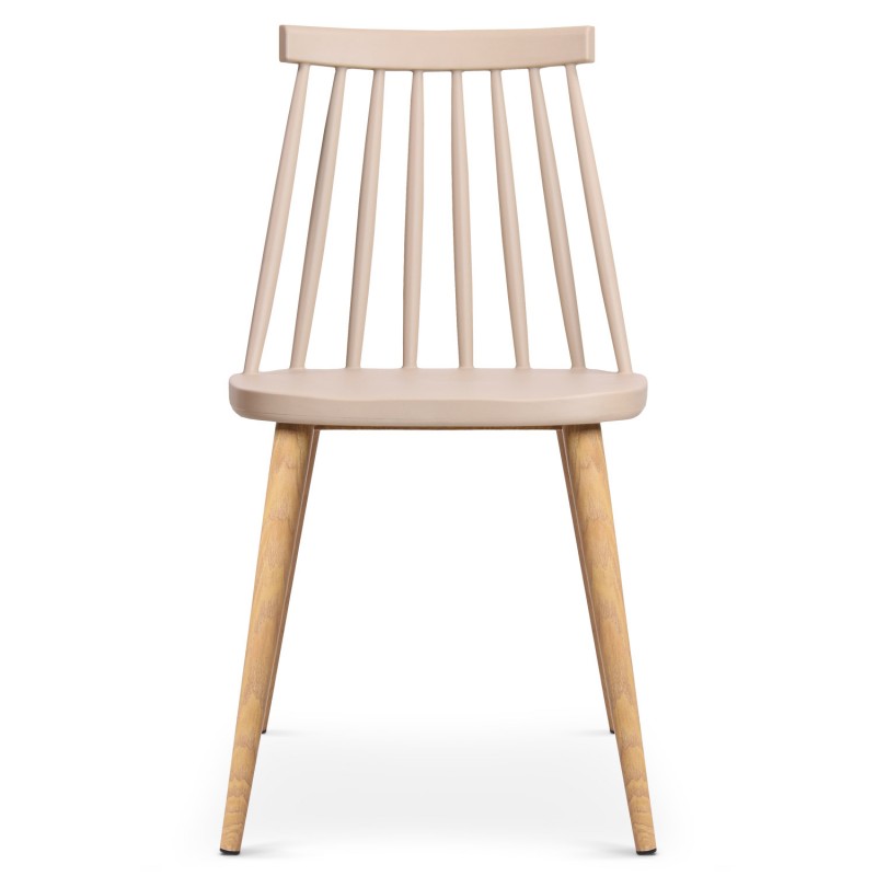 Windsor Dining Side Chair Taupe-PP Chair