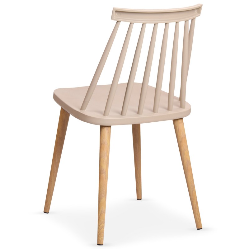 Windsor Dining Side Chair Taupe-PP Chair