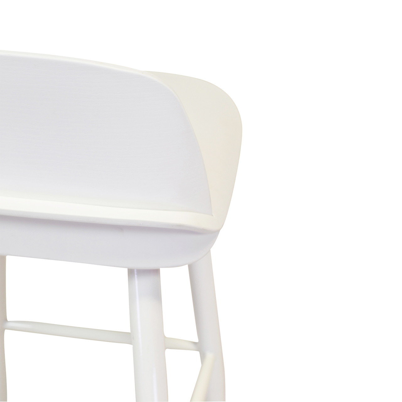Nerd Bar Stool Counter Height White-PP Chair