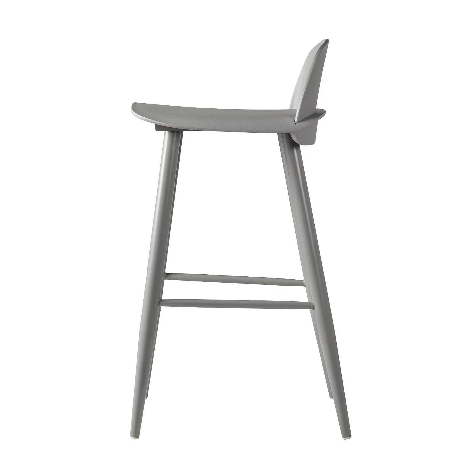Nerd Bar Stool Counter Height Grey-PP Chair