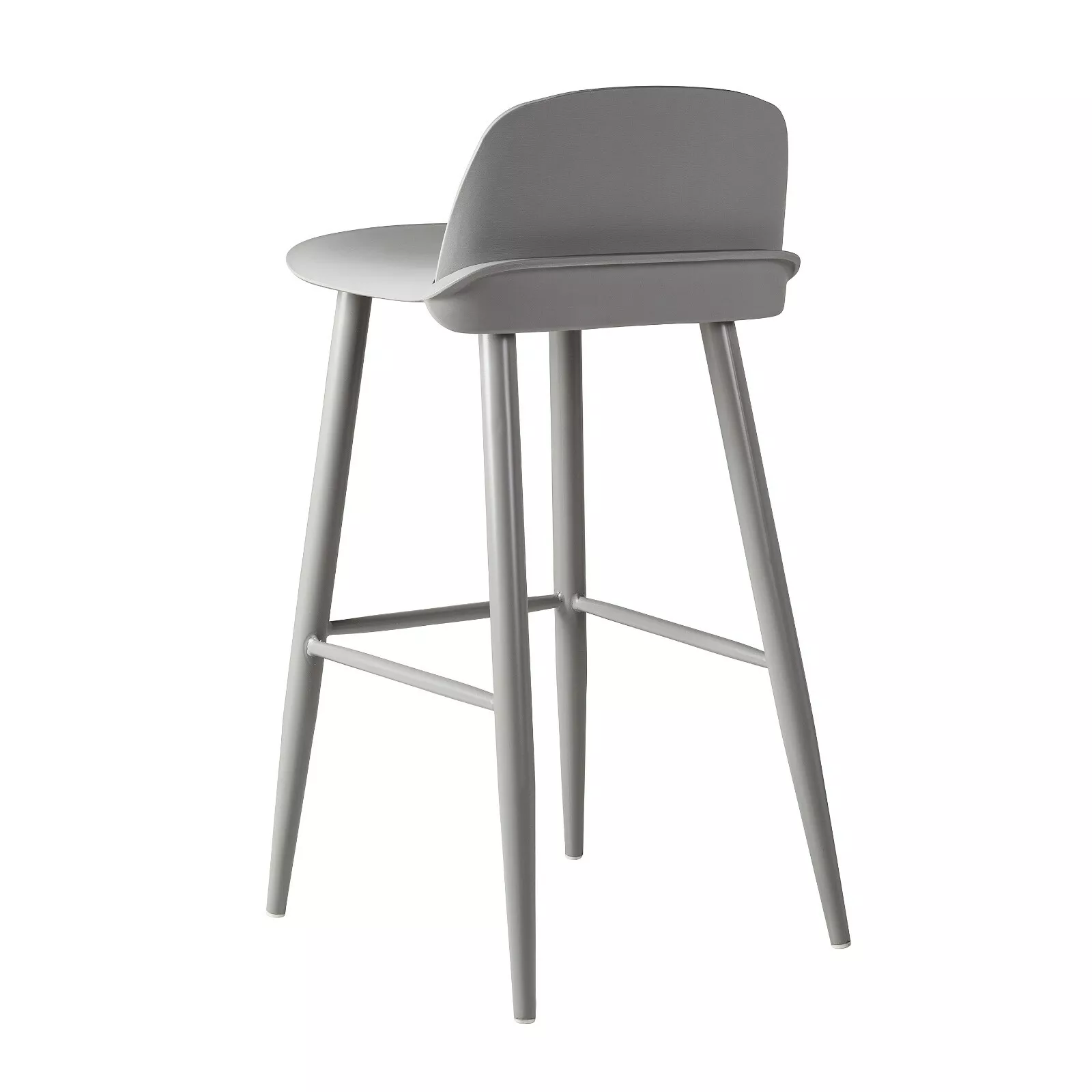 Nerd Bar Stool Counter Height Grey-PP Chair