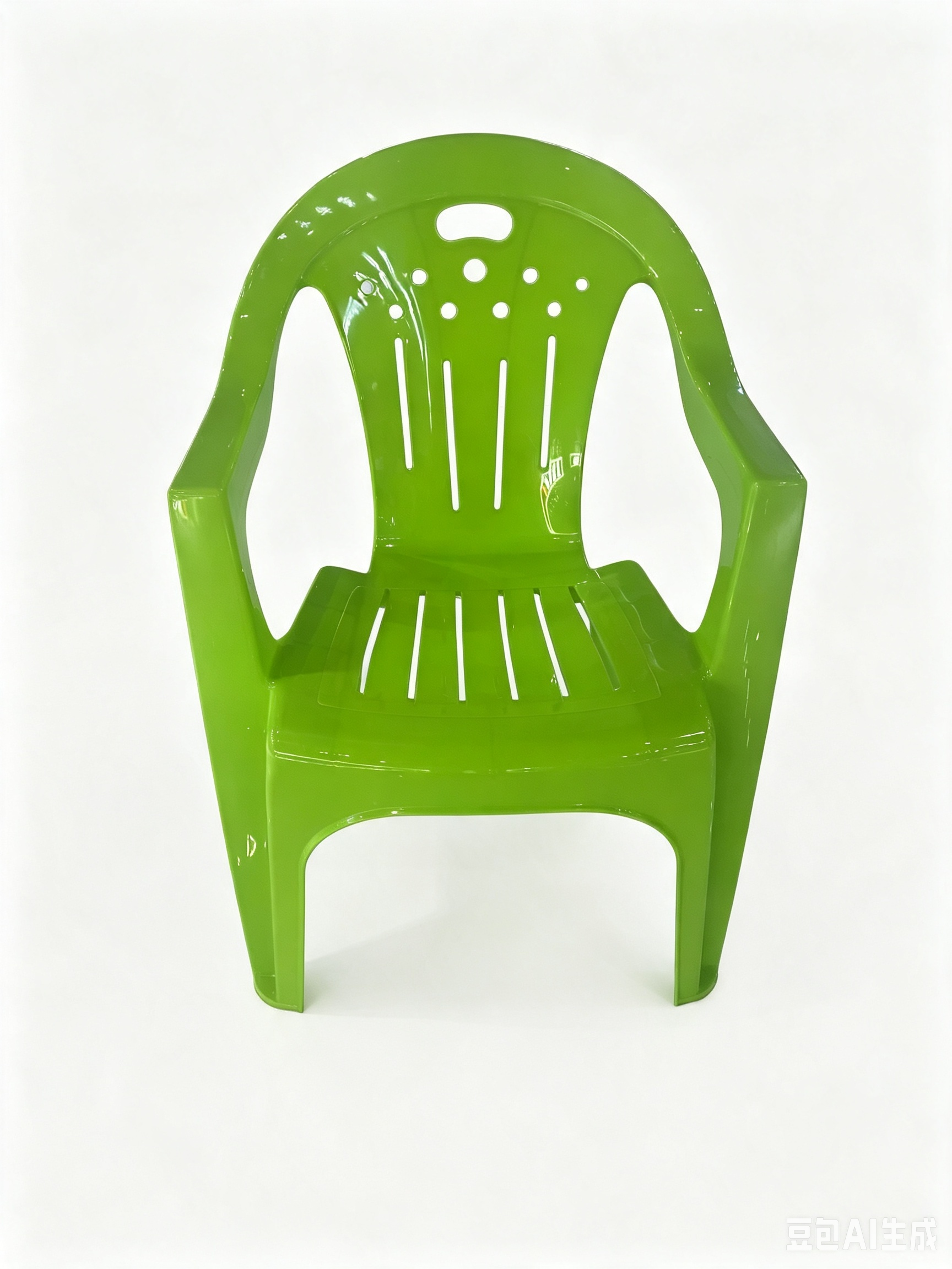 Monoblock Plastic Armchair Outdoor Garden Patio PP Plastic Chair With Armrest Stackable Restaurant Cafe Dining Chair