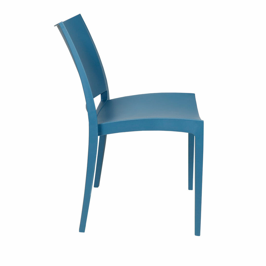 Outdoor Plastic Chair Navy Blue-PP Chair