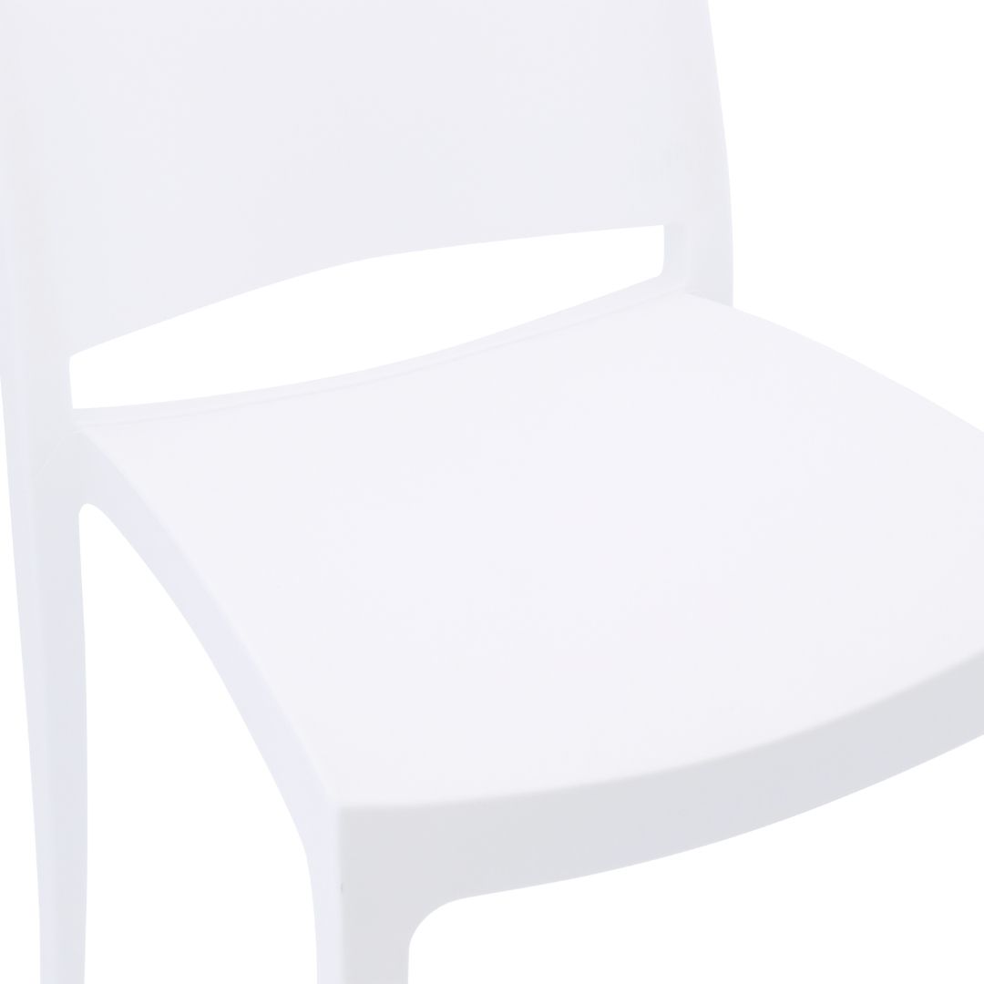 Outdoor Plastic Chair White-PP Chair