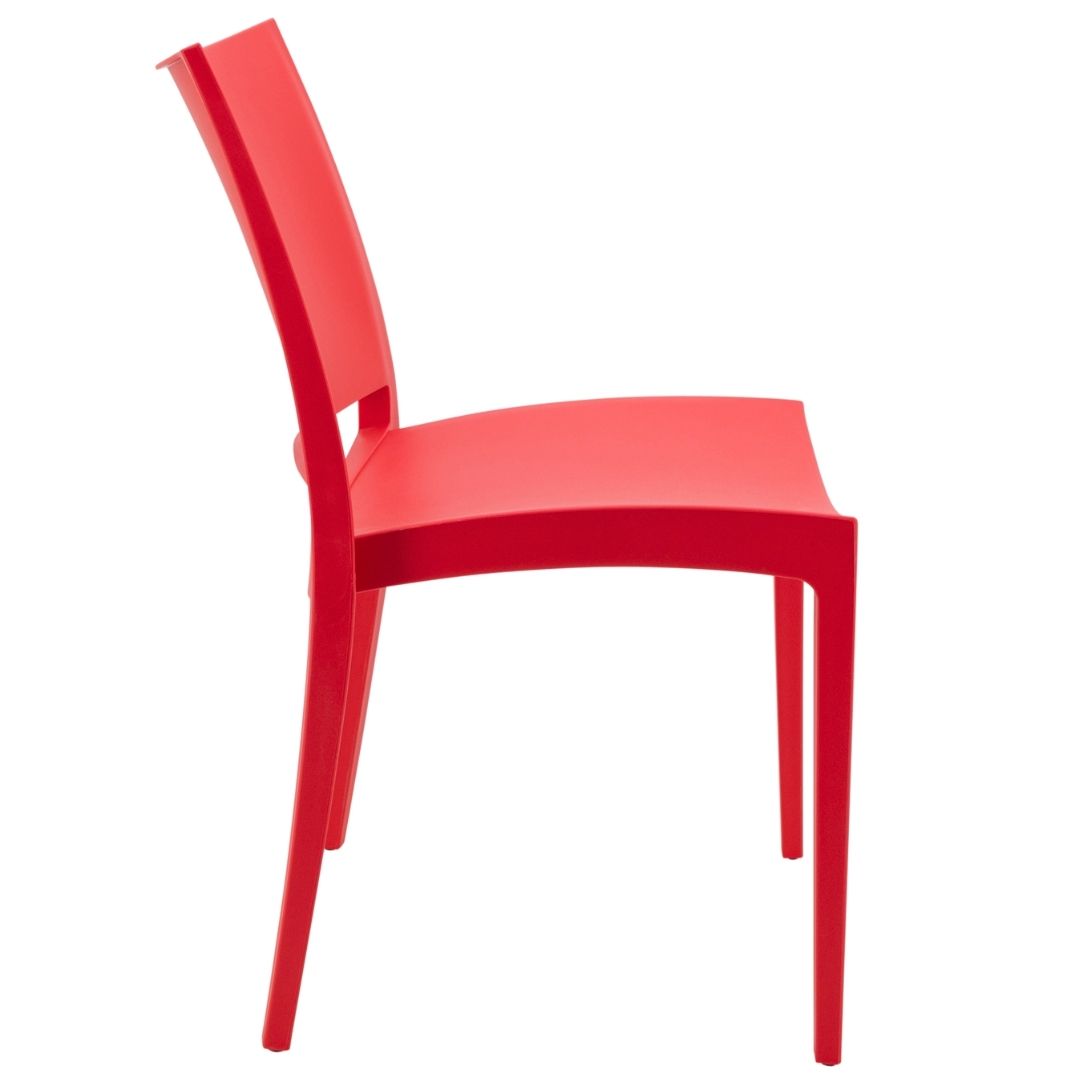 Outdoor Plastic Chair Red-PP Chair
