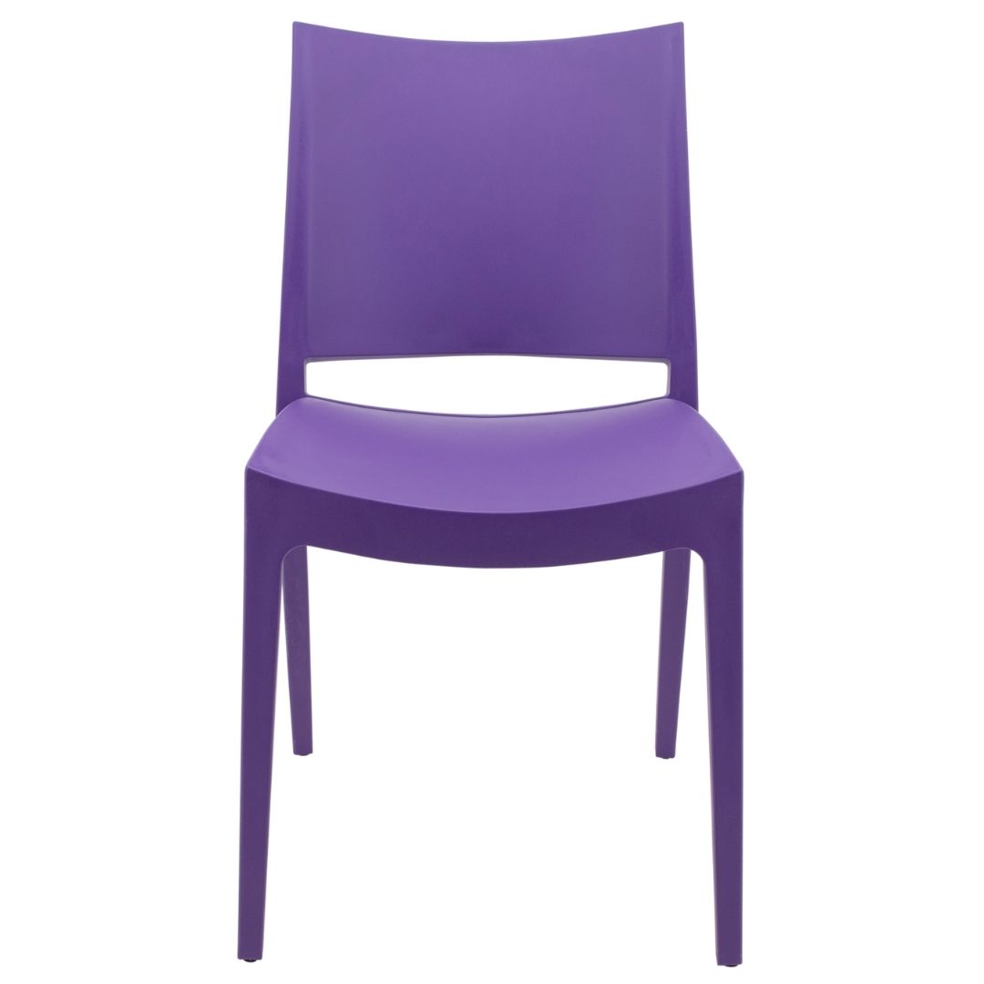 Outdoor Plastic Chair Purple-PP Chair