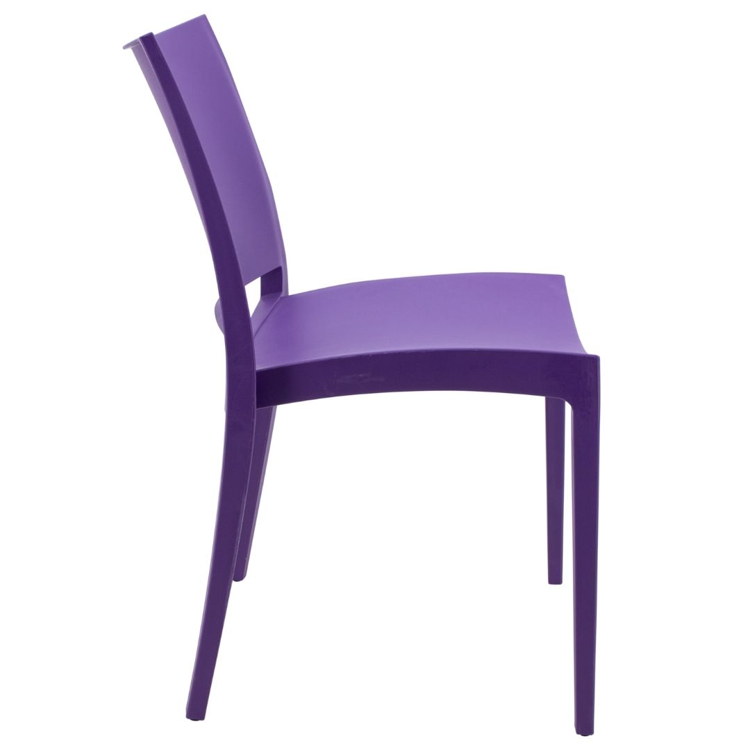 Outdoor Plastic Chair Purple-PP Chair