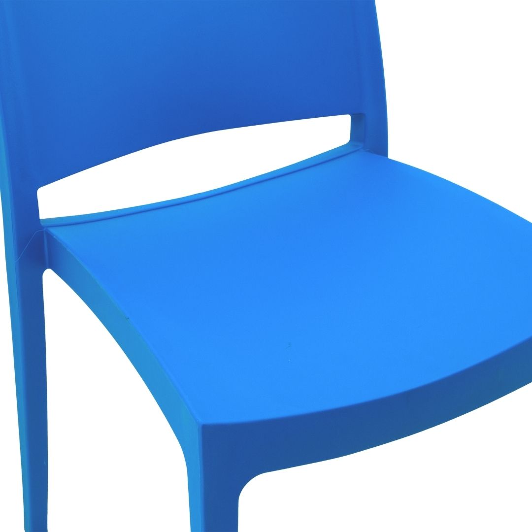 Outdoor Plastic Chair Blue-PP Chair