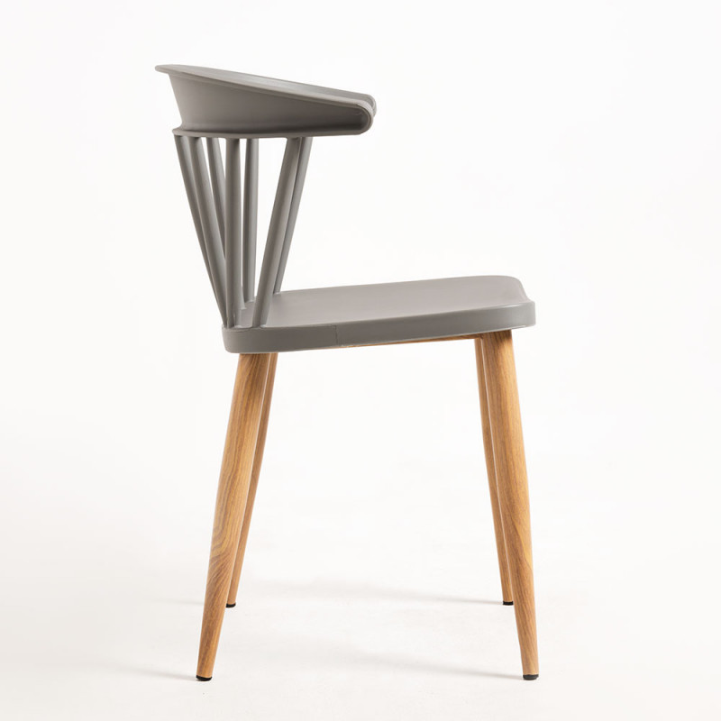 Windsor Cafe Chair In Grey-PP Chair