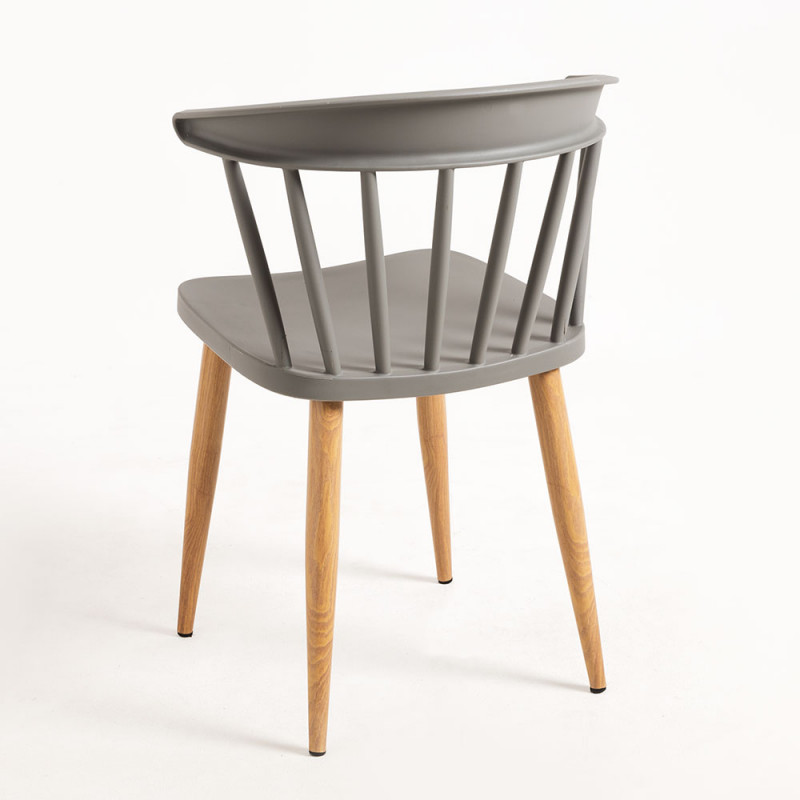 Windsor Cafe Chair In Grey-PP Chair