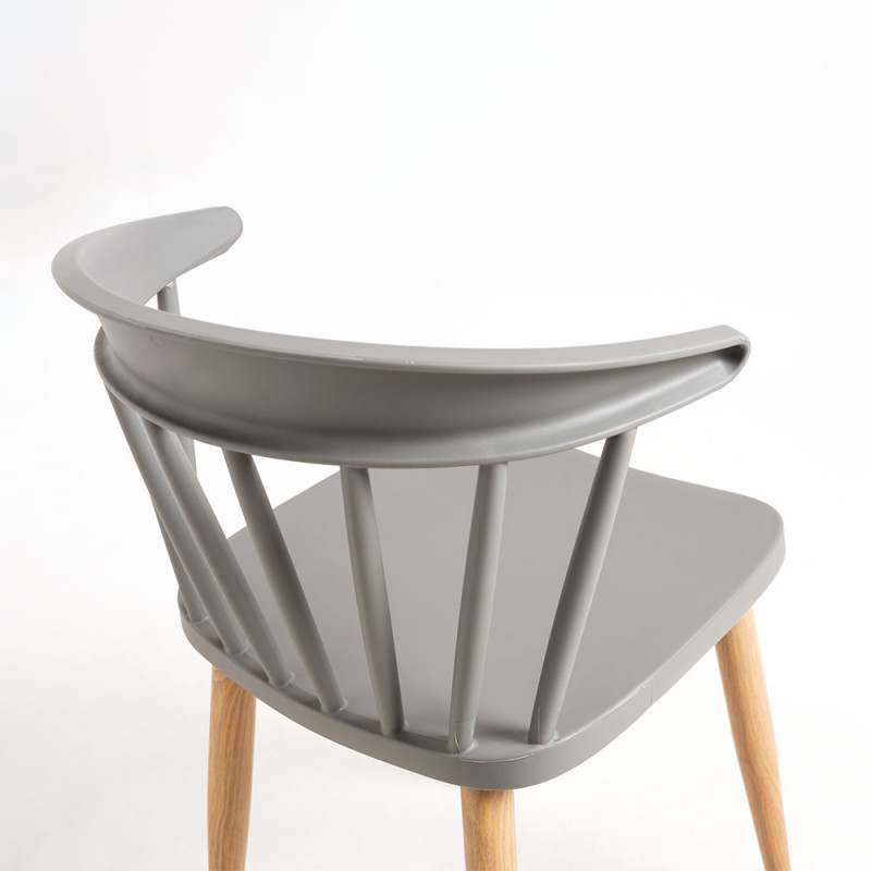 Windsor Cafe Chair In Grey-PP Chair