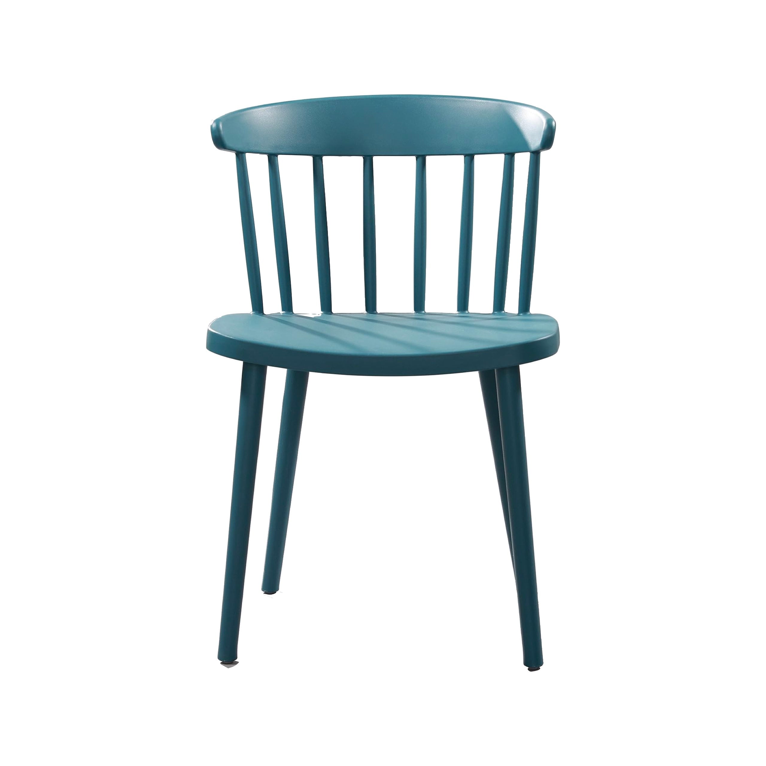 Windsor Kitchen Chair Plastic Deep Blue-PP Chair