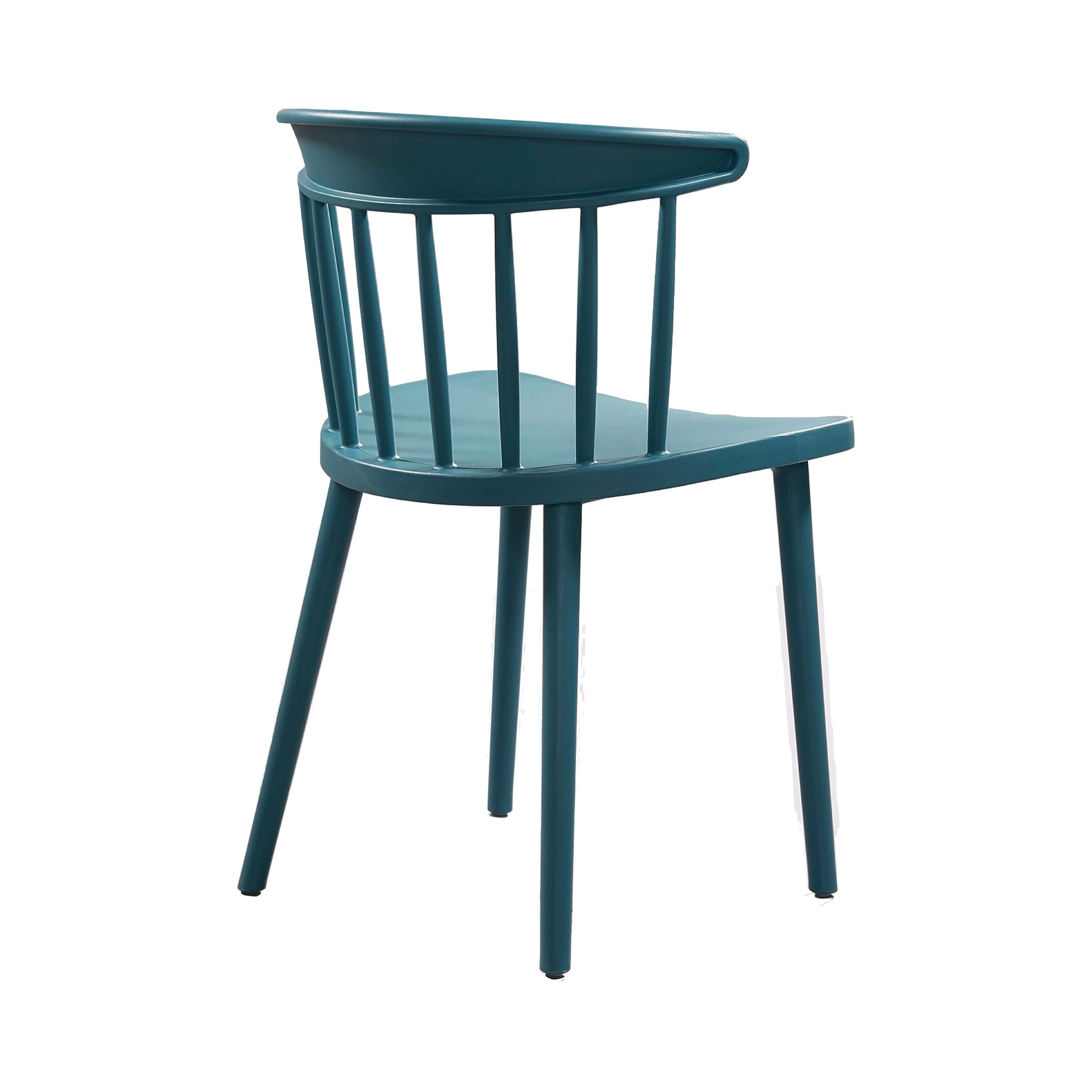 Windsor Kitchen Chair Plastic Deep Blue-PP Chair
