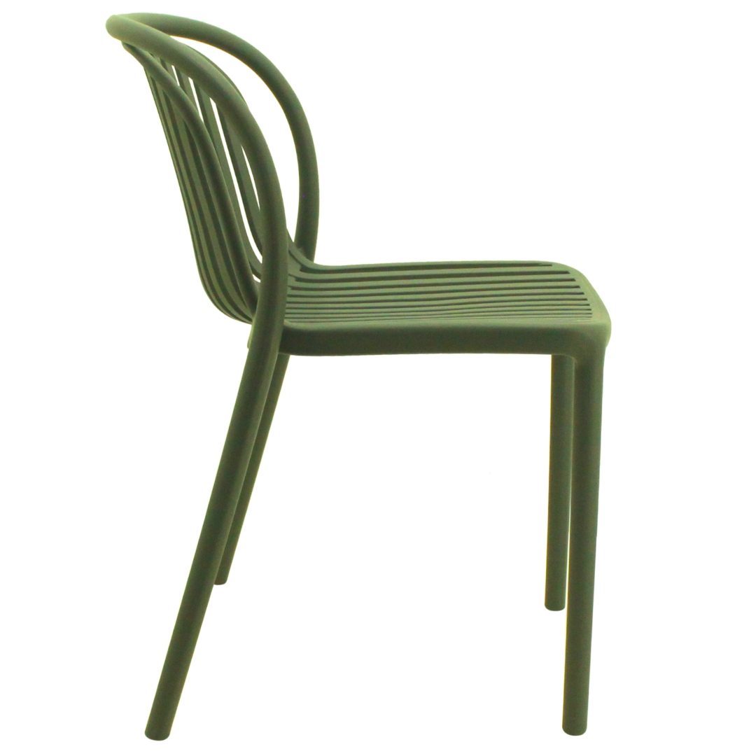 Green Plastic Garden Chair-PP Chair