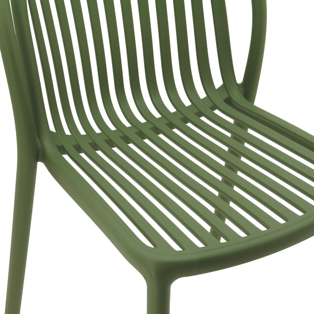 Green Plastic Garden Chair-PP Chair